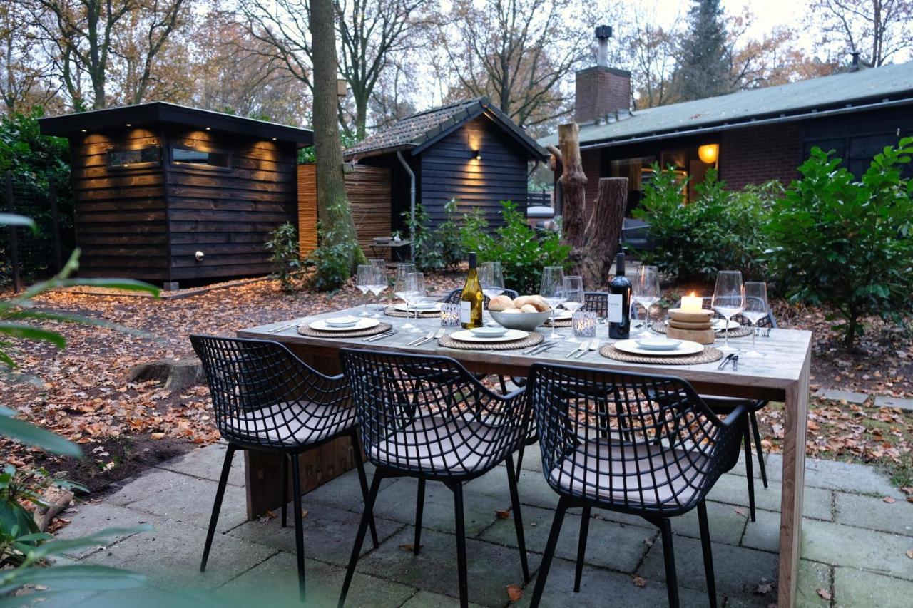 Lodge In Een Bosrijke Omgeving Met Hottub & Sauna Opt Rheezerveen Экстерьер фото